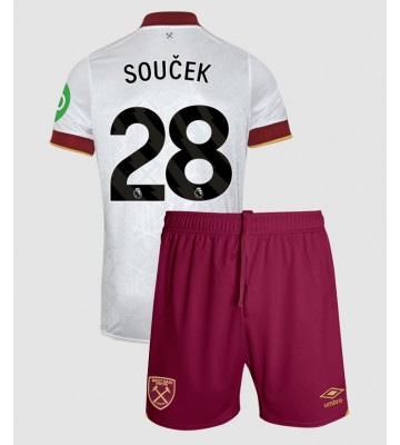 West Ham United Tomas Soucek #28 Tredje Kläder Barn 2024-25 Kortärmad (+ Korta byxor)